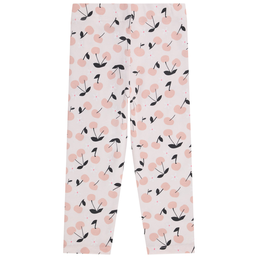 Corsaire in jersey met fantasieprint voor meisjes 