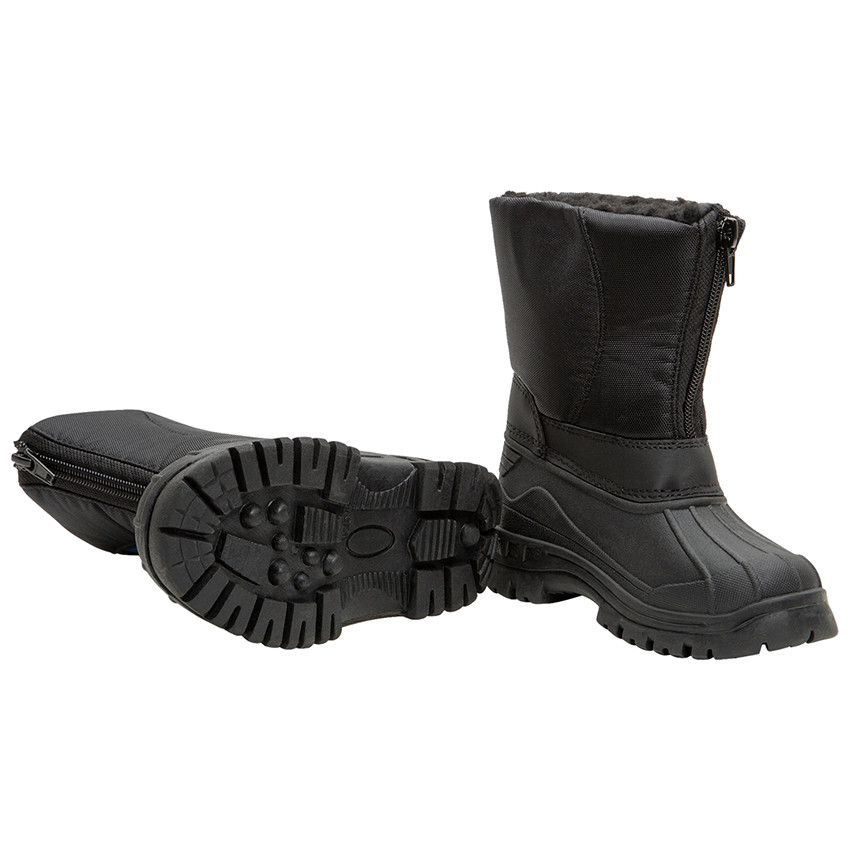 Après-ski laarsjes met rubberen stuk en hals met rits van maat 28 tot 35 