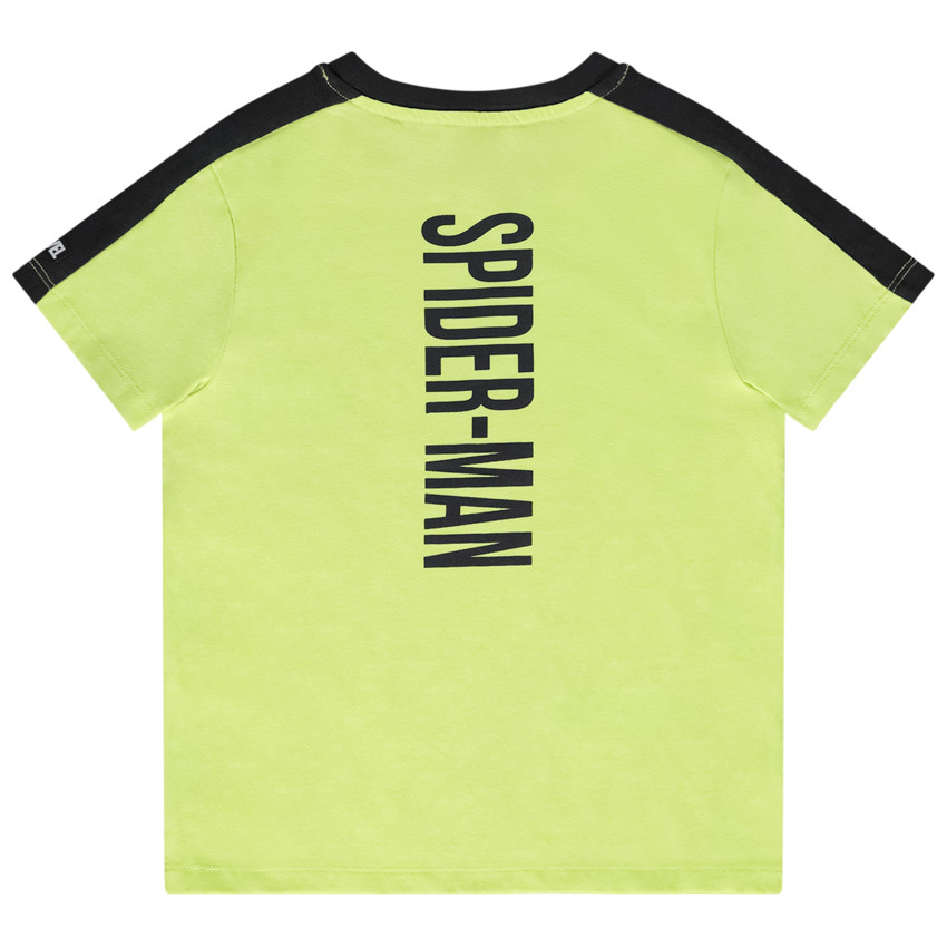 T-shirt met korte mouwen print Spider-Man Marvel voor jongen 