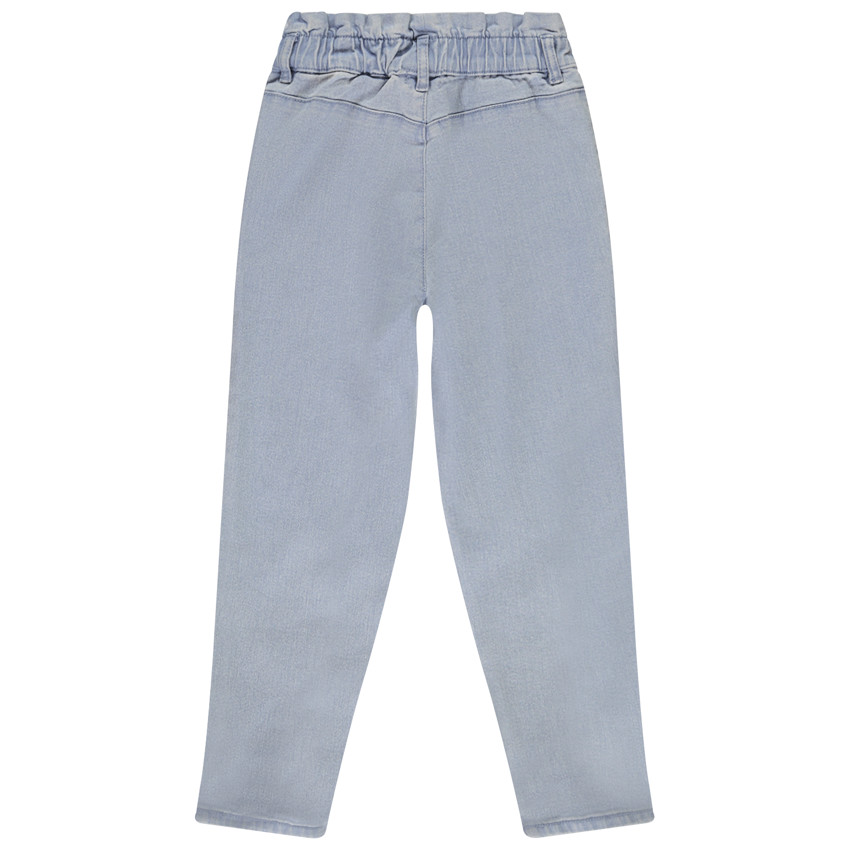 Jeans met fantasie sjaal vastgebonden aan de taille voor meisjes 