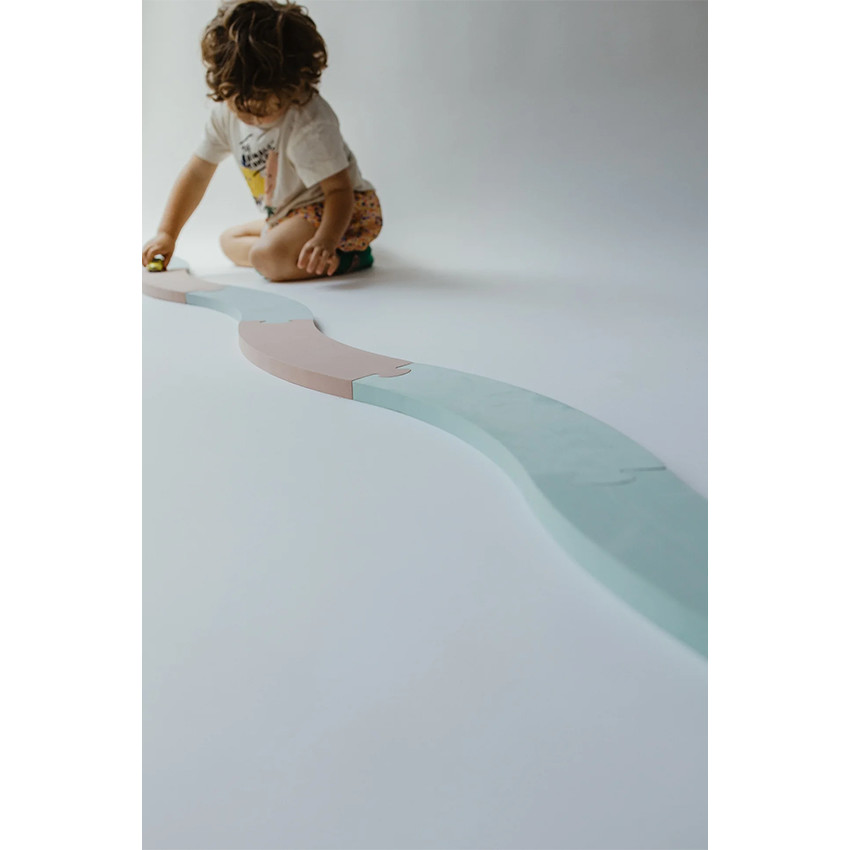 Imagipath in schuim creatie van loopbaan of racebaan 