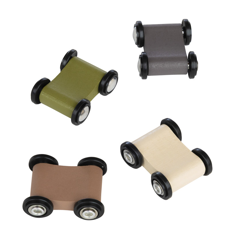 Houten auto glijbaan Little Savane 