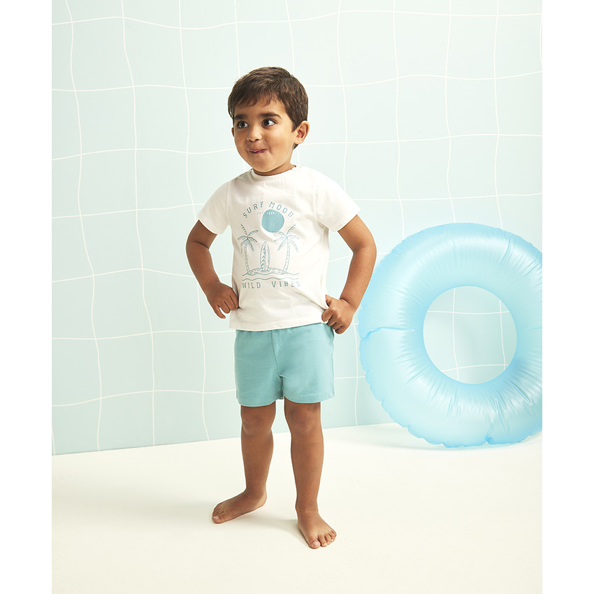 Ensemble 2 pièces avec t-shirt printé pour bébé garçon 