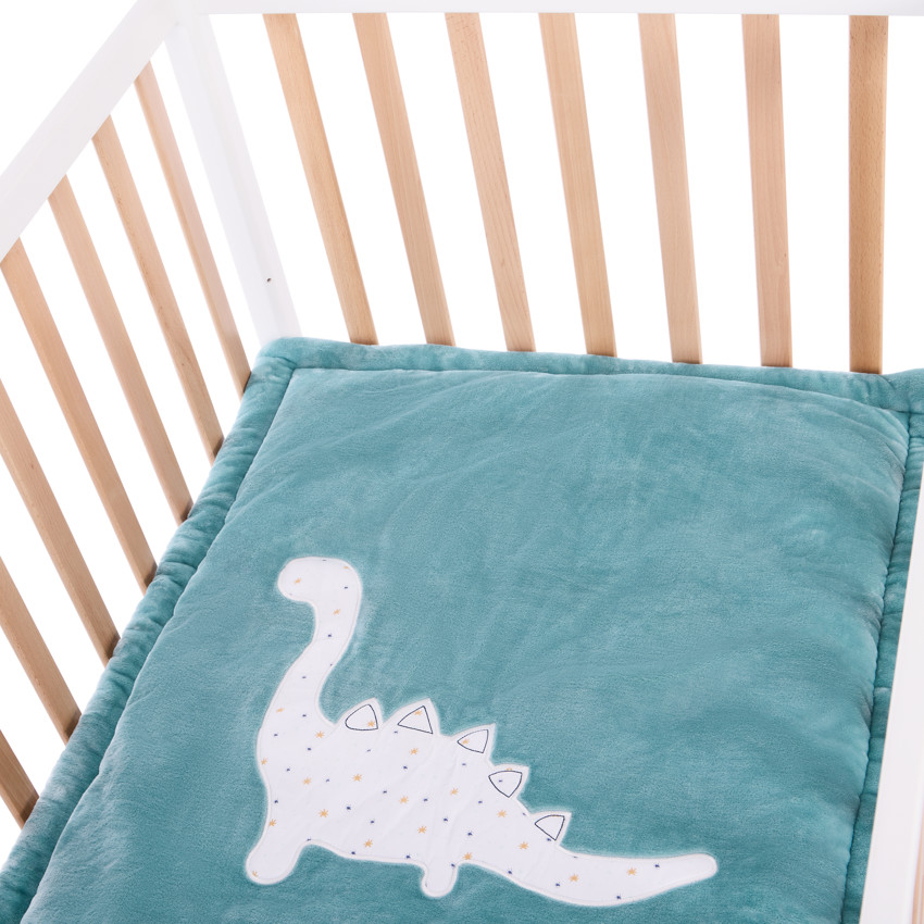 Tapis de parc bi-matière 70 x 95 cm imprimé/Dinosaure 