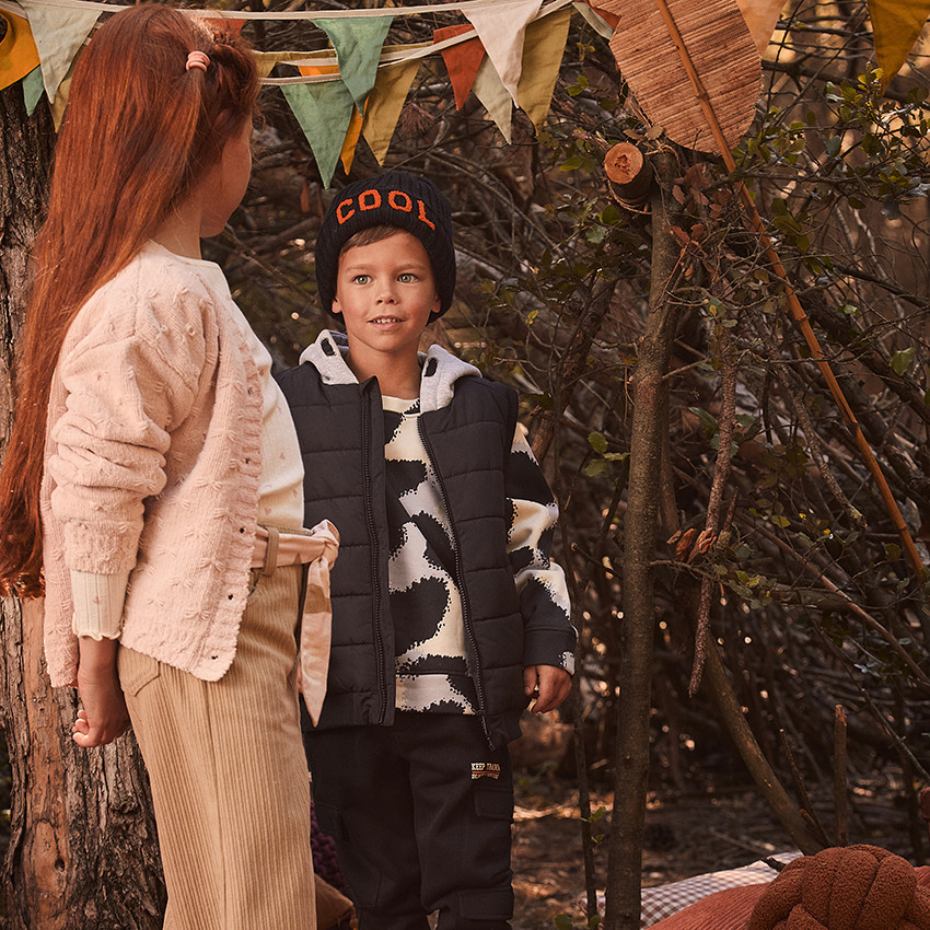 Fleece sweatshirt met fantasieprint voor jongens 