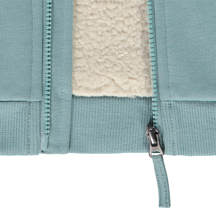 Gilet met kap borduurwerk skate voor baby jongen 