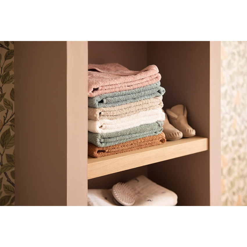 Cape de bain éponge 100x100cm Wild Rose 