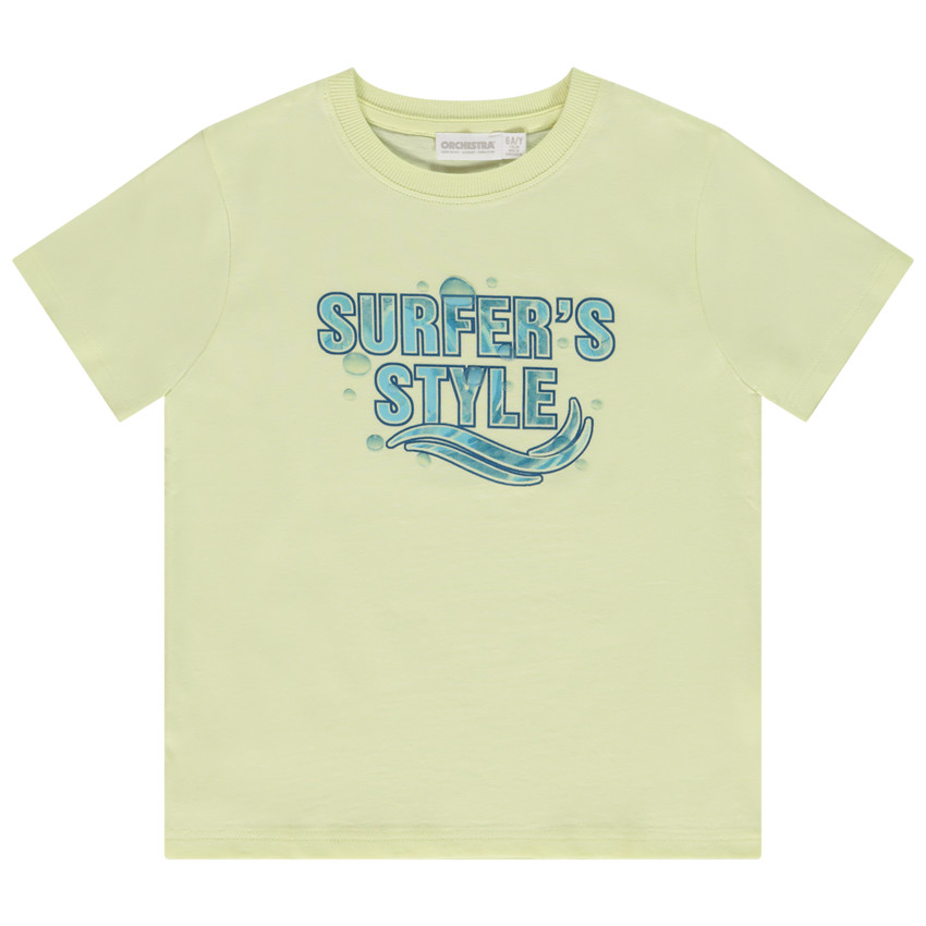 T-shirt manches courtes print aquatique pour garçon 