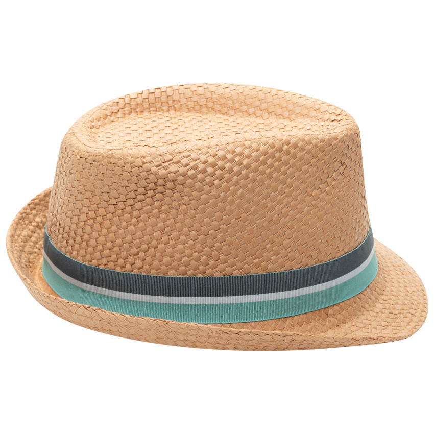 Borsalino met gestreepte band 