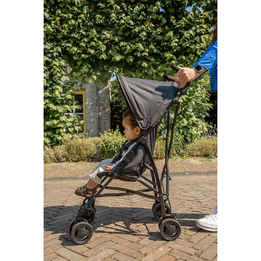 Wandelwagen Buggy Nora 1 positie Black  