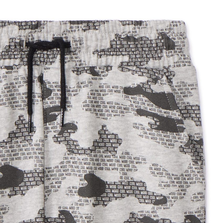 Fleece joggingbroek met camouflageprint voor jongens 