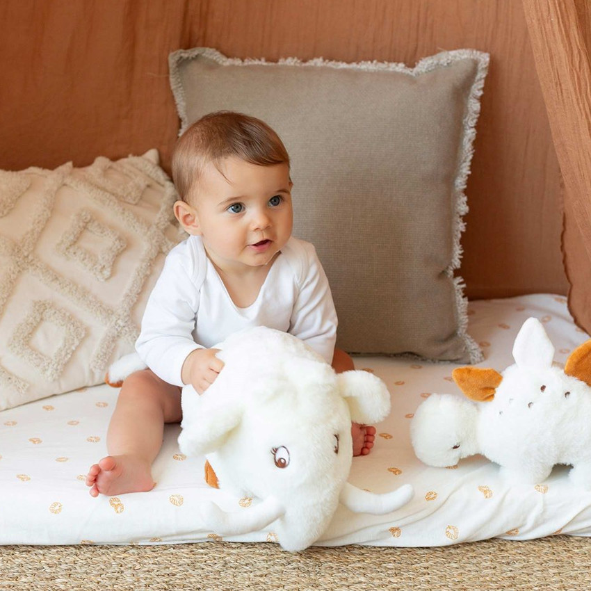 MISCELANEOUS NEWBORN TOY MAMMOTH MUSICAL PLUSH 