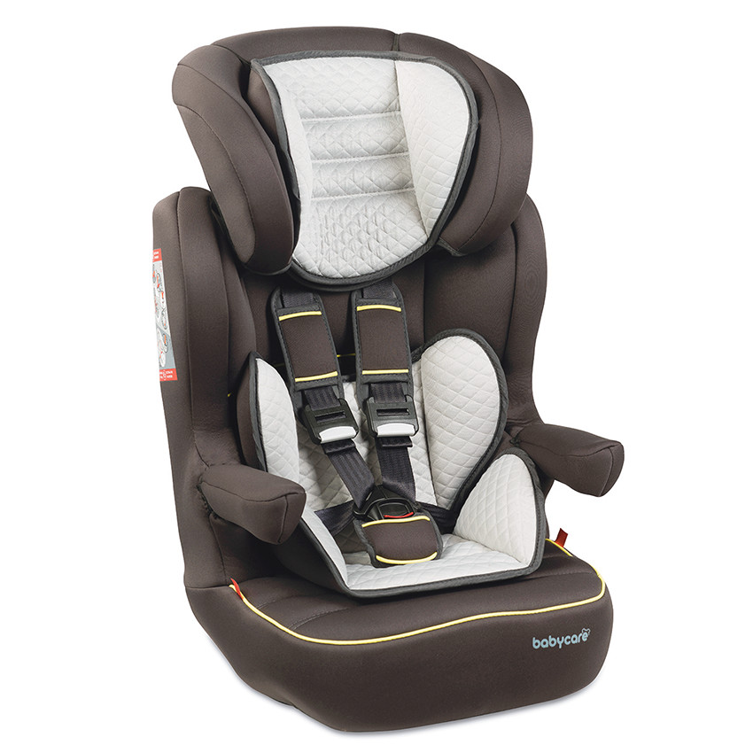 Autostoel Quilt Groep 1/2/3 (van 9 tot 36 kg) - Bruin 