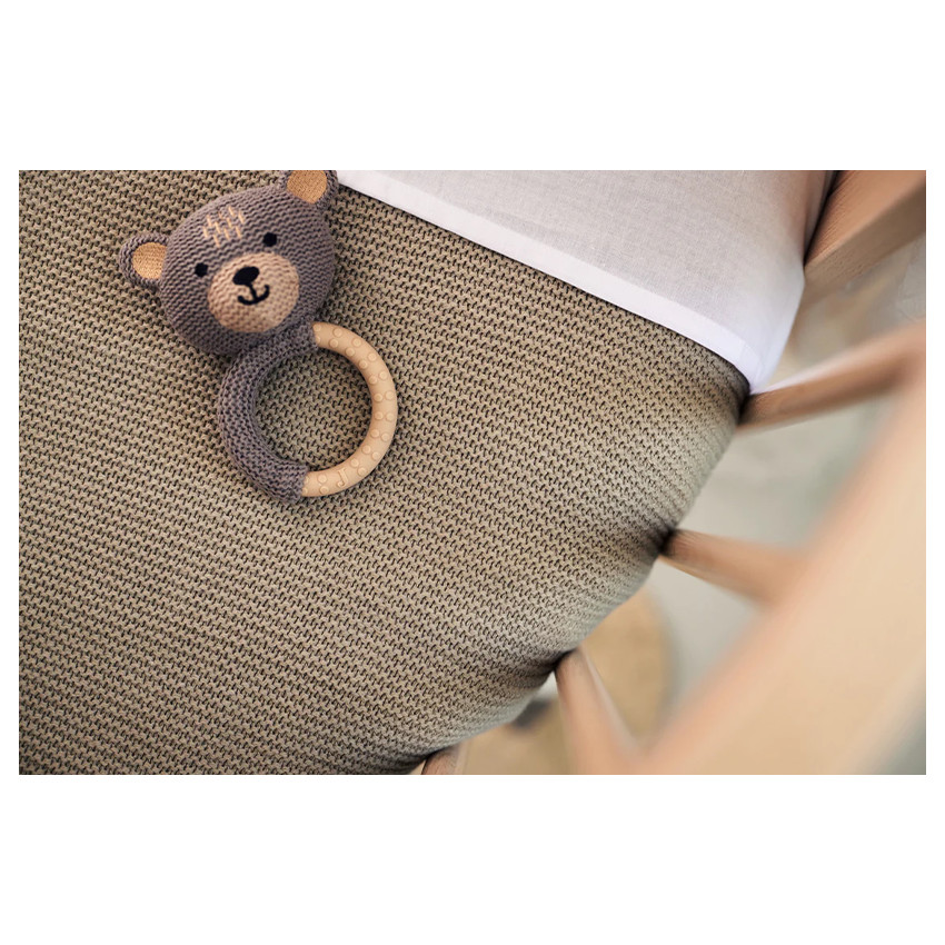 Deken Basic Knit TOG 1.0 100x150 cm - Olijf Groen 