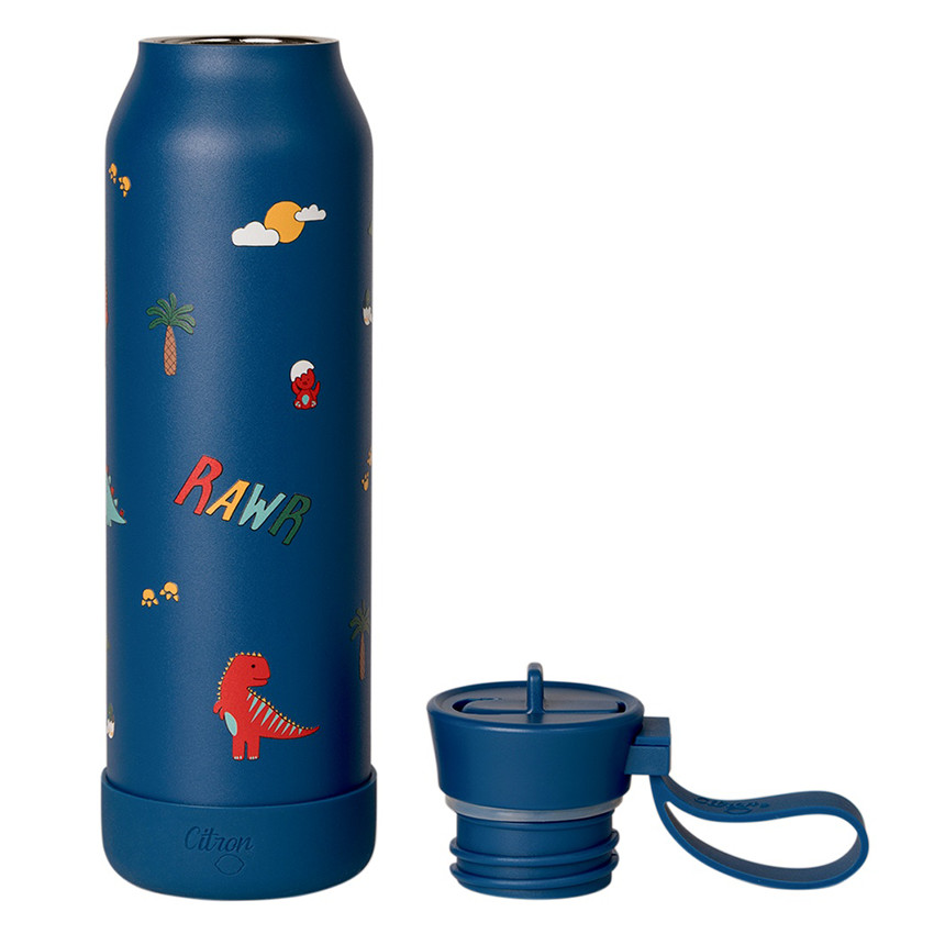Gourde isotherme 500ml Blue Dino 