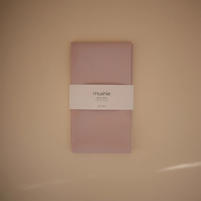 Tapis chaise haute Splat anti-éclaboussures Blush 