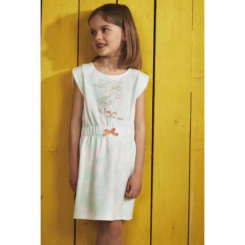 Fleece jurk met print van Ariel Disney voor meisjes 