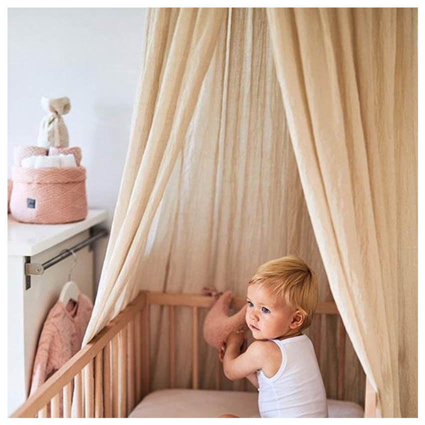 Ciel de lit et moustiquaire vintage 245 cm Nougat 