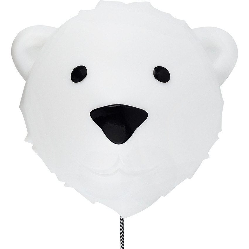 Applique enfant ourson - interrupteur à pied 