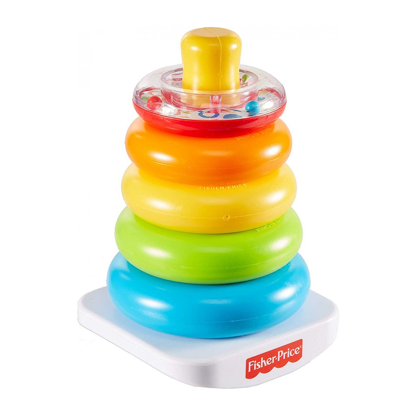 Jouet pyramide avec anneaux 