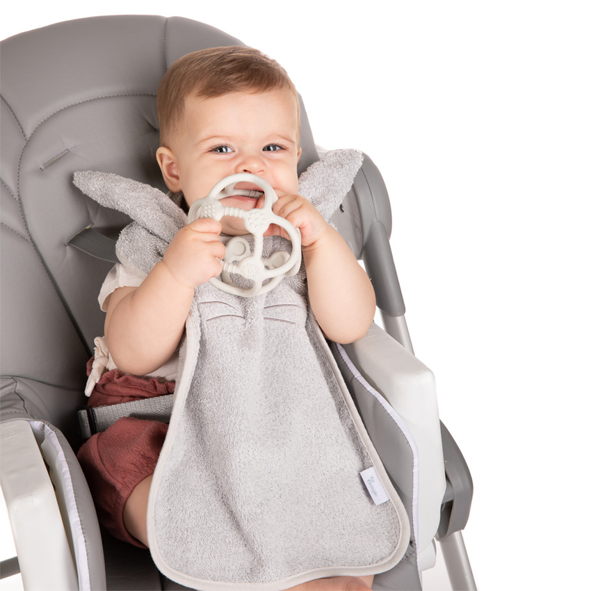 Balle silicone de dentition - Grise 