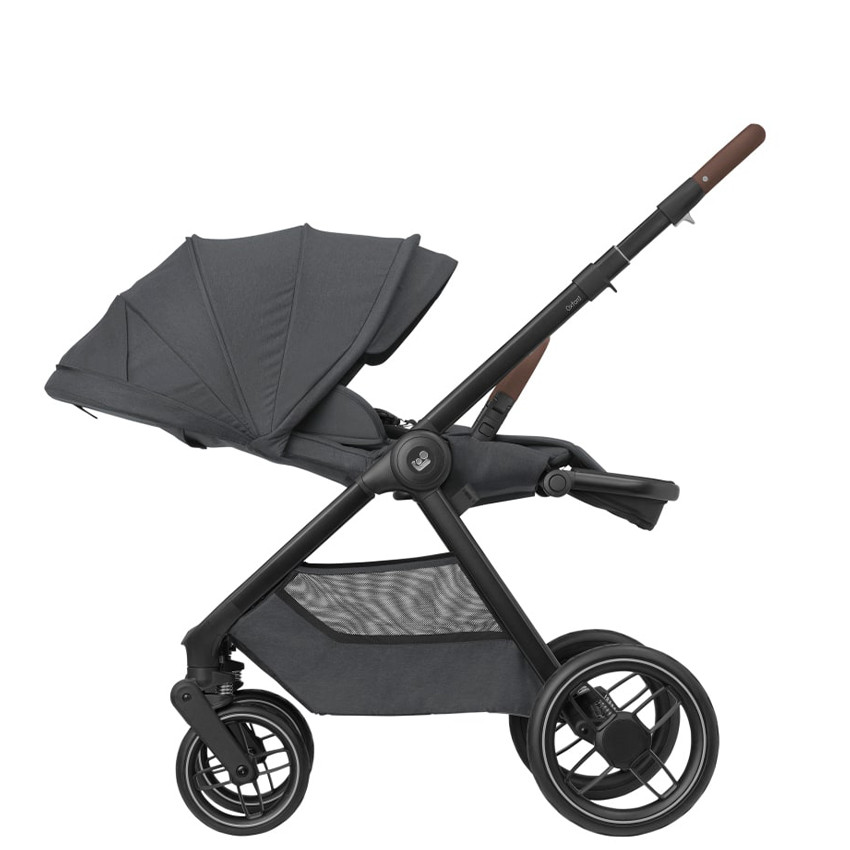 Poussette Oxford Plus + nacelle Twillic Graphite 