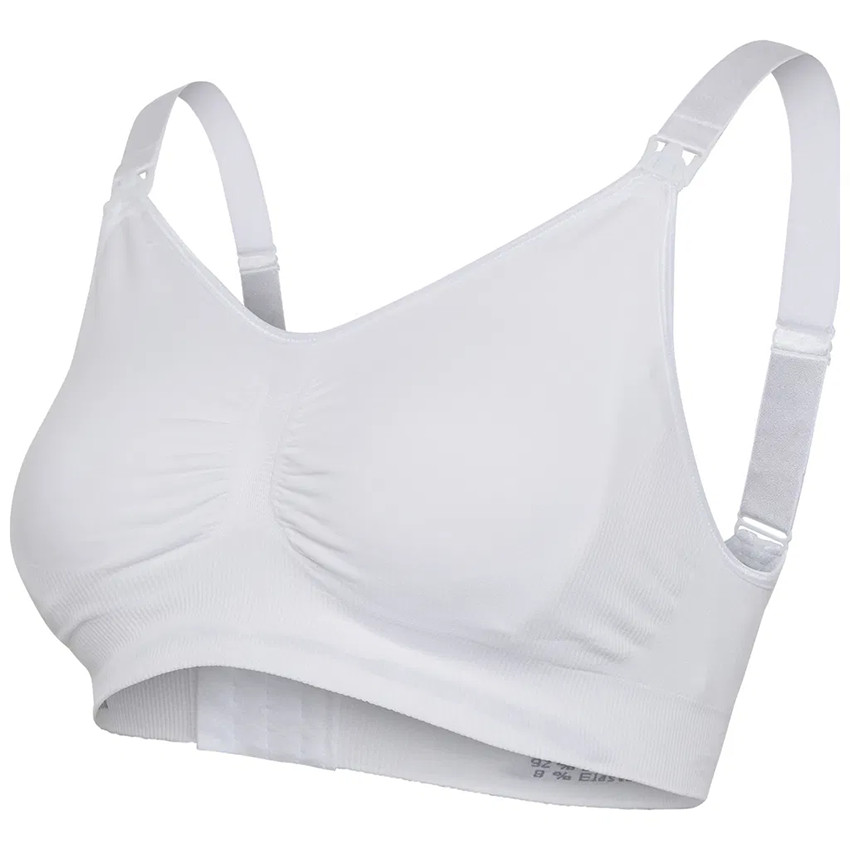 S - Soutien-gorge d'allaitement rembourré sans coutures - Blanc 