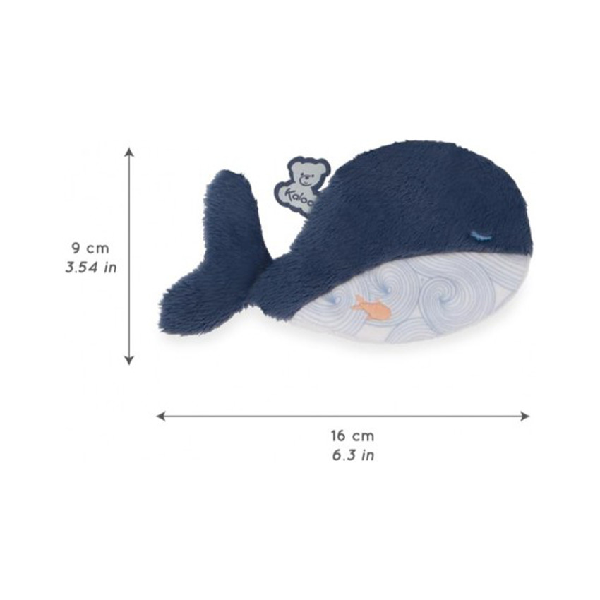 Peluche poche de froid calmante Baleine 