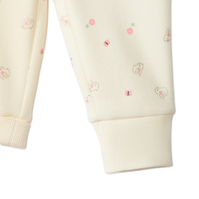 Ensemble jogging évolutif en contrecollé pour bébé fille 