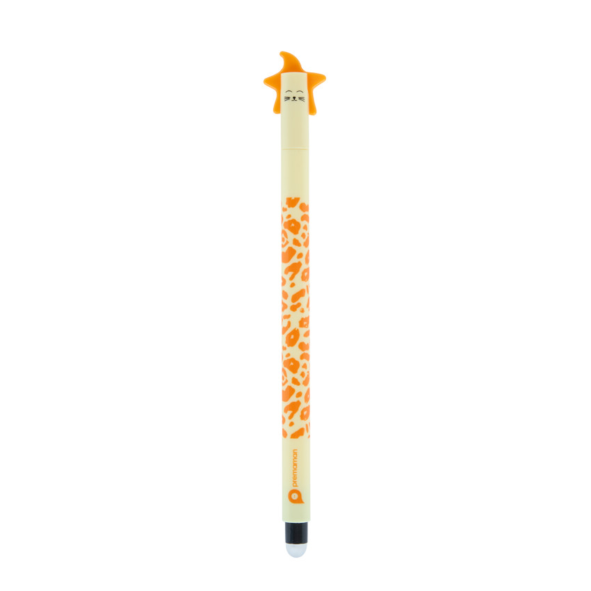Stylo chat à encre gel effaçable 