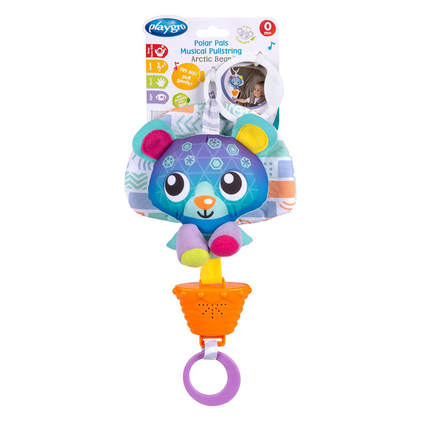 Muzikaal knuffel met koord Polar Pals – Arctic Bear 
