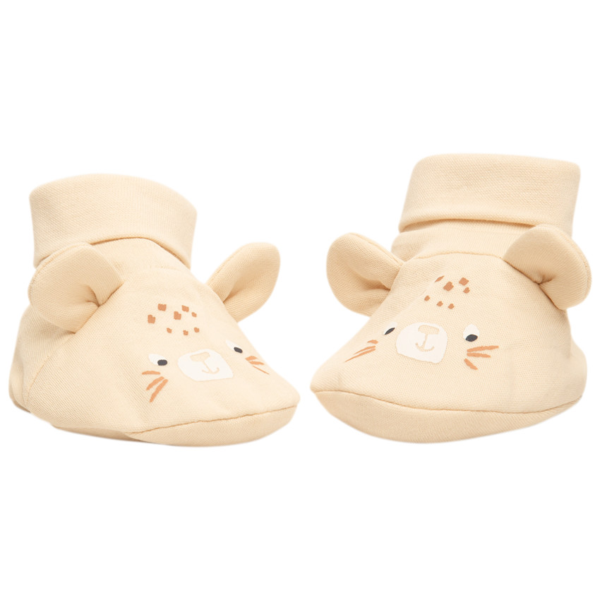 Chaussons en jersey print tigre pour bébé garçon 
