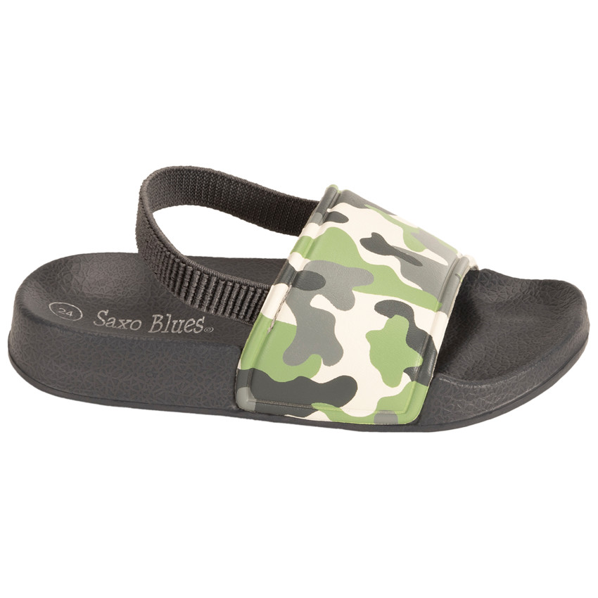 Muilen met camouflageprint voor jongens met bandje volgens leeftijd 