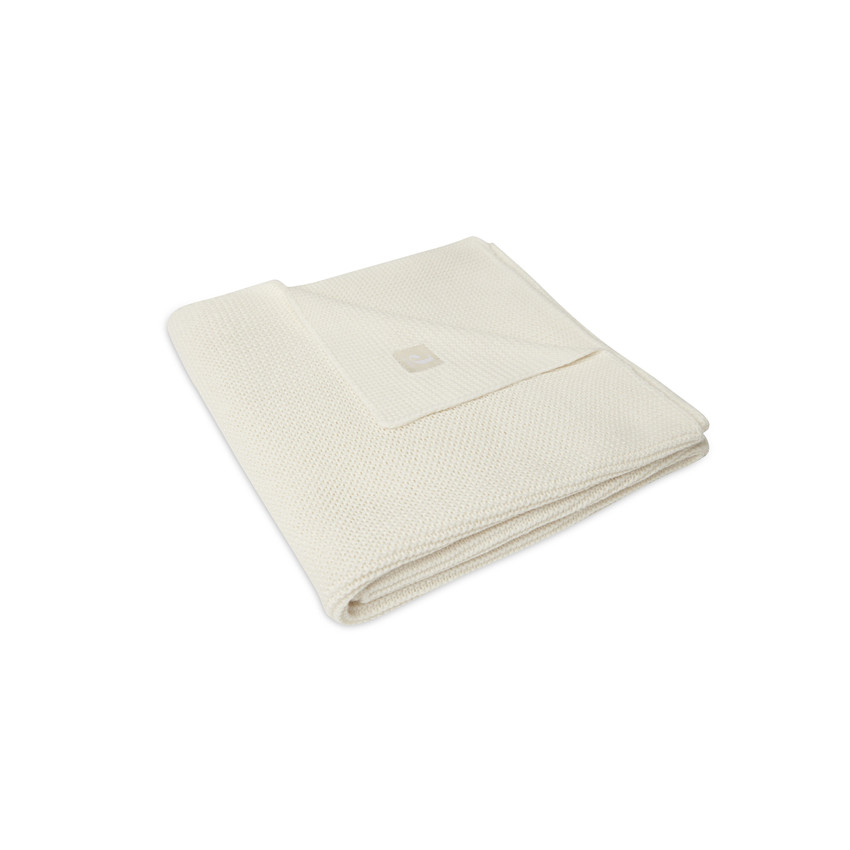 Couverture pour berceau Basic 75x100 cm Knit Ivory 