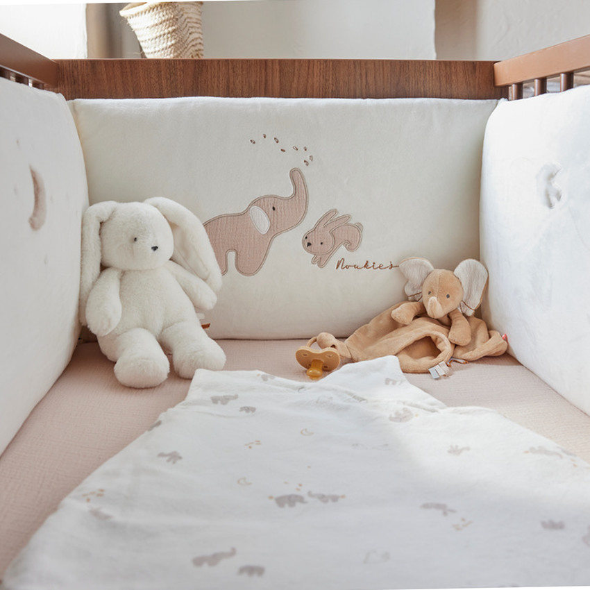 Tour de lit veloudoux Bali, Moka & Snow  