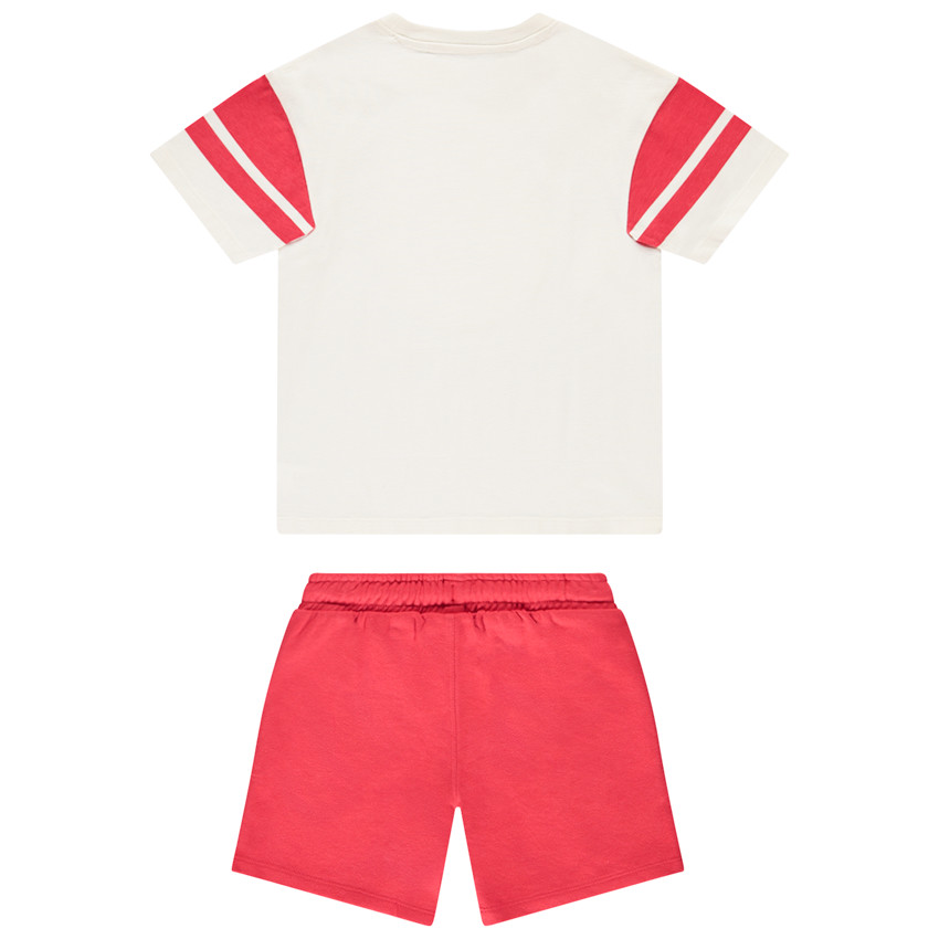 Ensemble t-shirt + short à sequins magiques Avengers Marvel pour garçon 