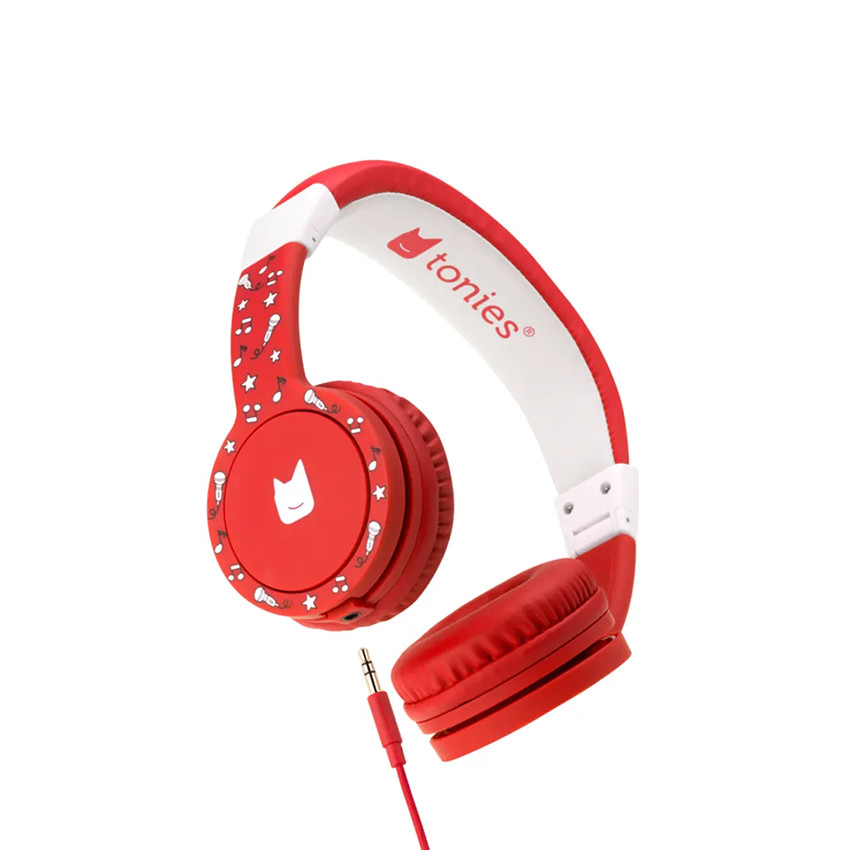 tonies Chuchote Bleu Ciel, Casque Audio (Pliable) Enfant pour Musique et Histoires, écouteurs limités à 85 décibels compatibles avec la Toniebox, boîte à Histoires Vendue séparément, 3 Ans et