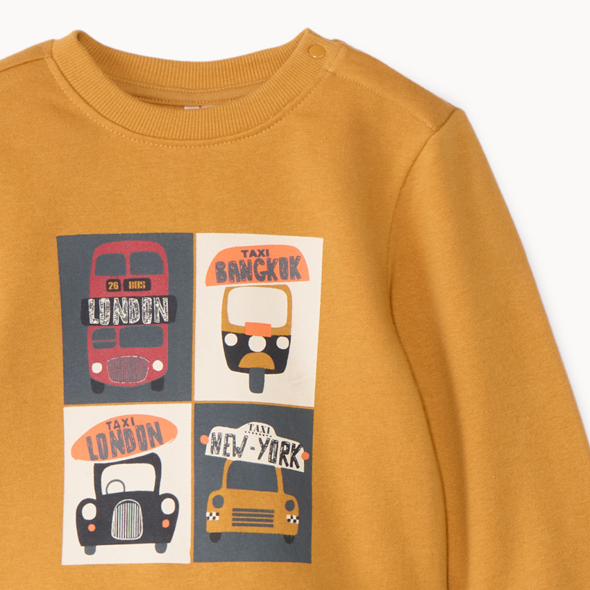 Ensemble jogging en molleton printé pour bébé garçon 