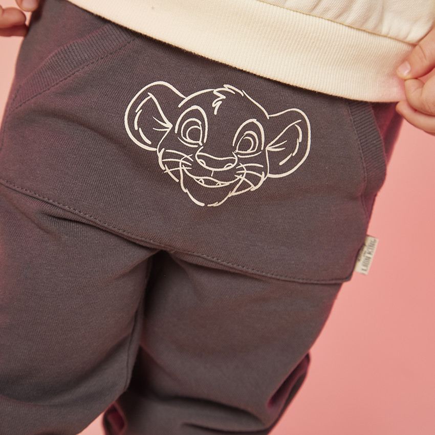 Jogging molleton print Simba Disney pour bébé garçon 