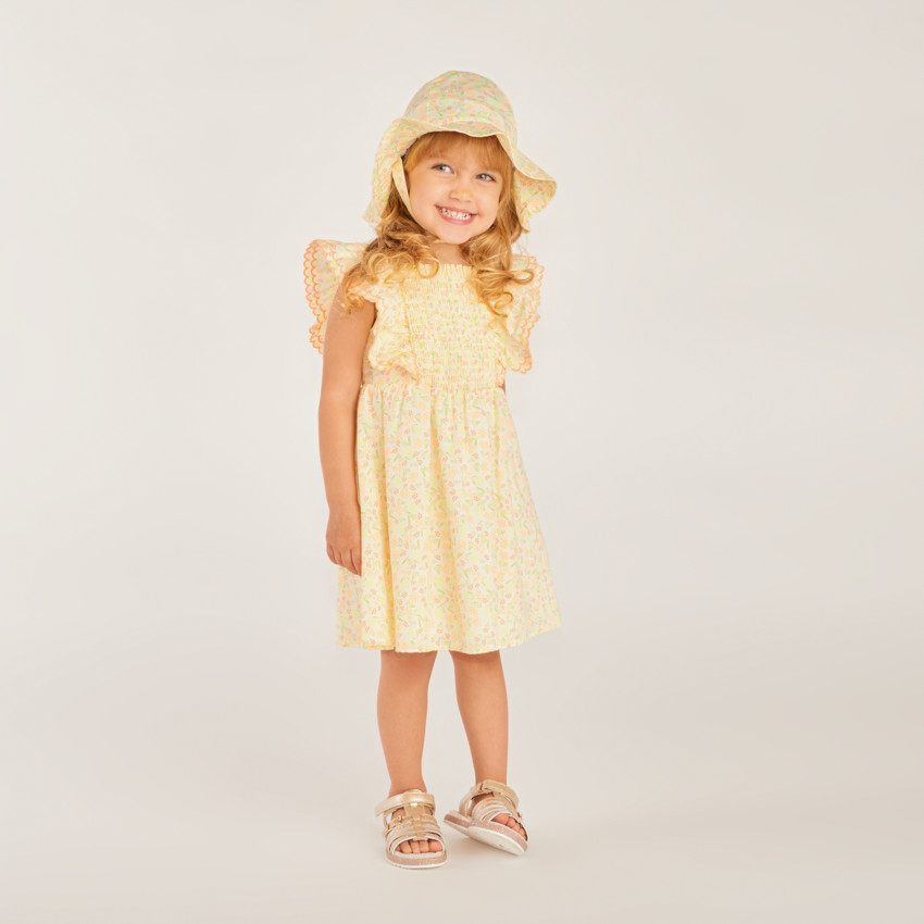 Set van 2 stukken, jurk + bloemenprint charlotte voor babymeisjes 