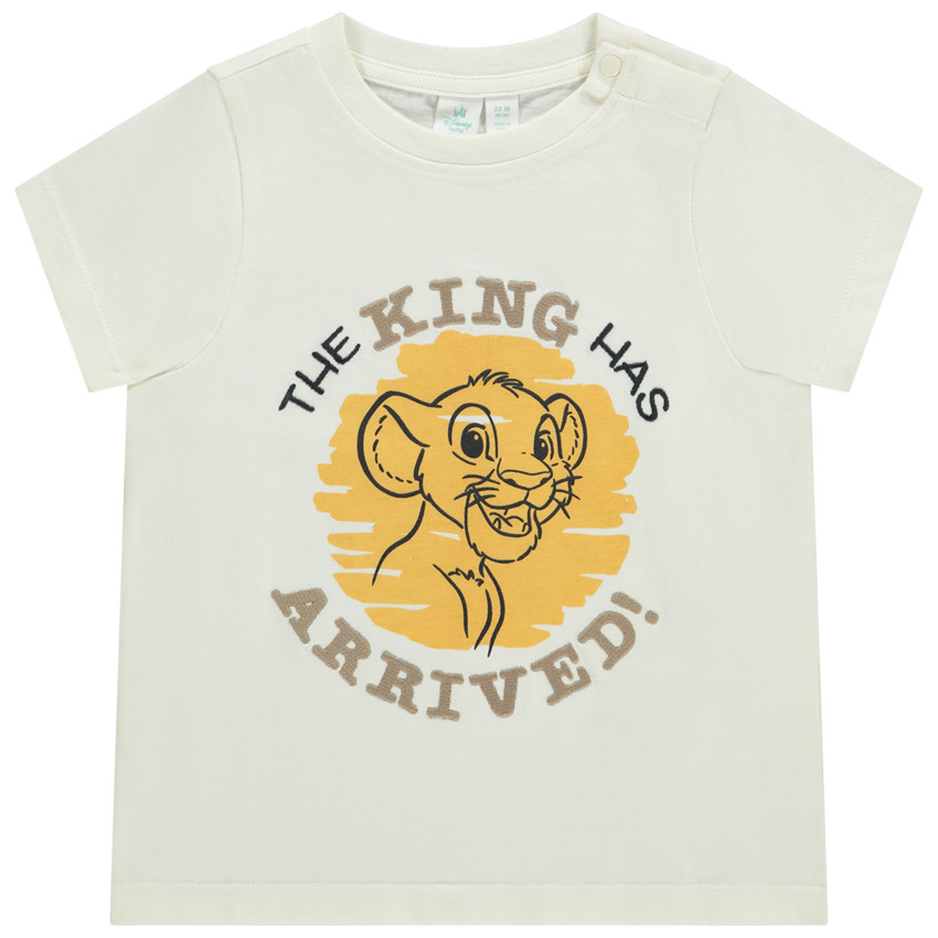 T-shirt korte mouwen De Leeuwenkoning Disney voor baby jongen 