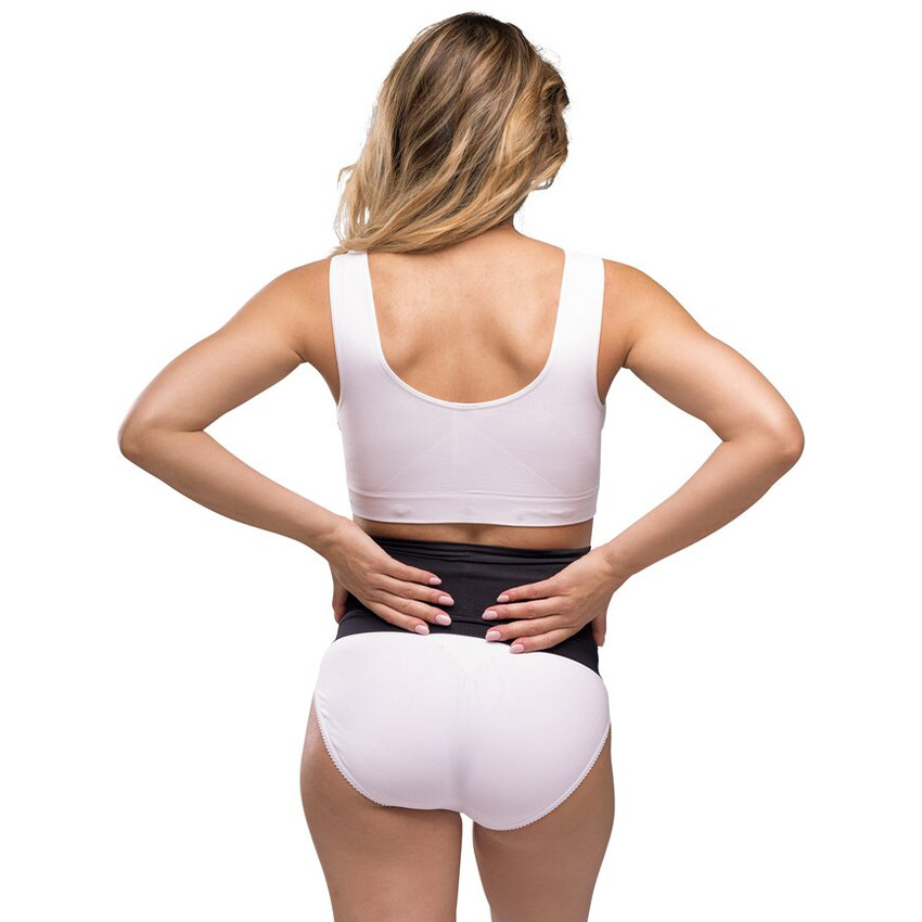 XL - Ceinture de grossesse sans coutures avec support - Noir 