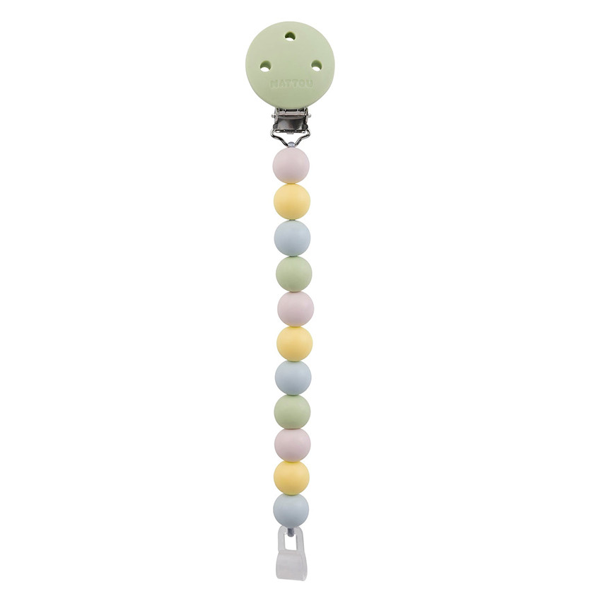 Fopspeenketting silicone Multicolors Groen 