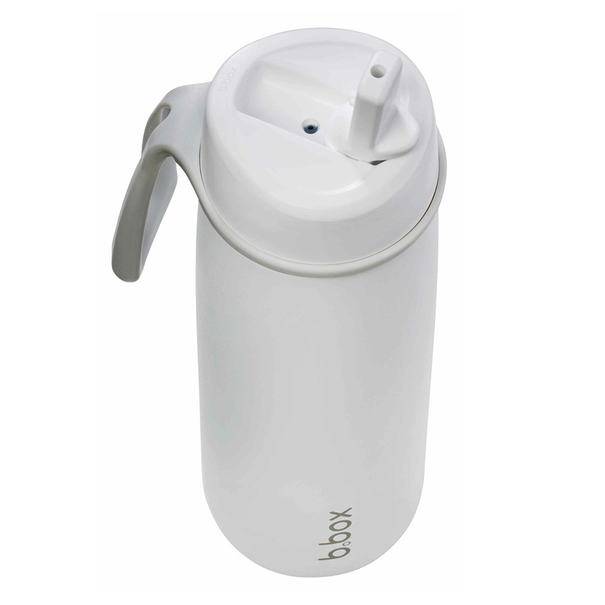 Gourde isotherme avec paille Flip Top 690ml White Out 