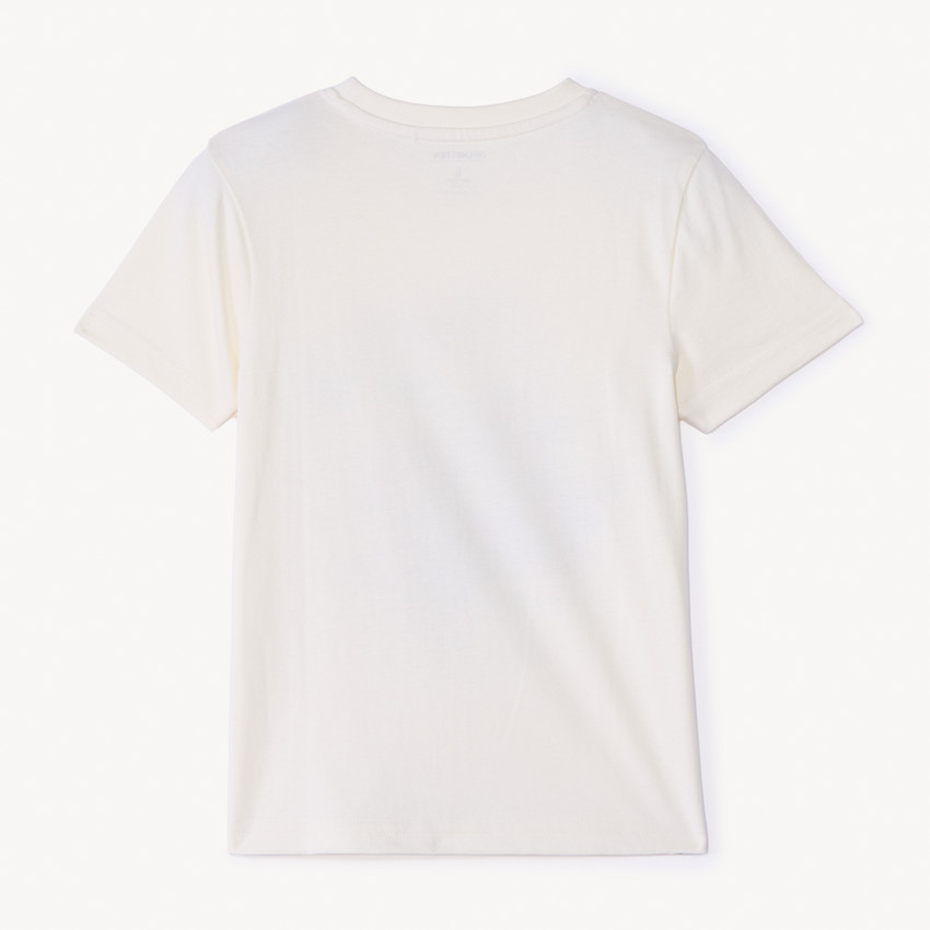 T-shirt met korte mouwen voor jongens met print 