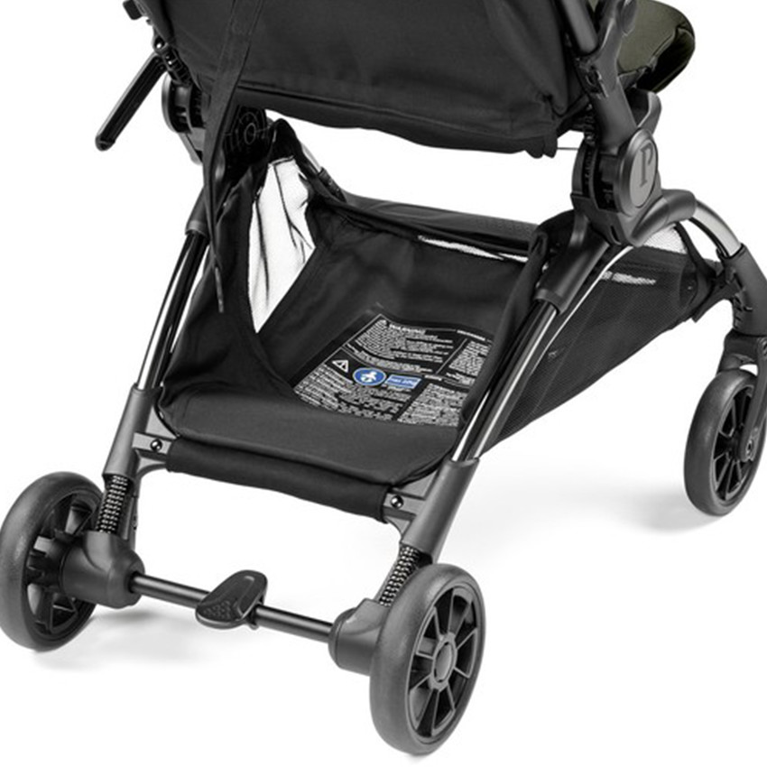 OHMG Compacte wandelwagen, met ligpositie, vanaf de geboorte tot 4 jaar (tot 25 kg), verstelbare handgreep, 4 wielen, met zonneschaduw, compacte kinderwagen