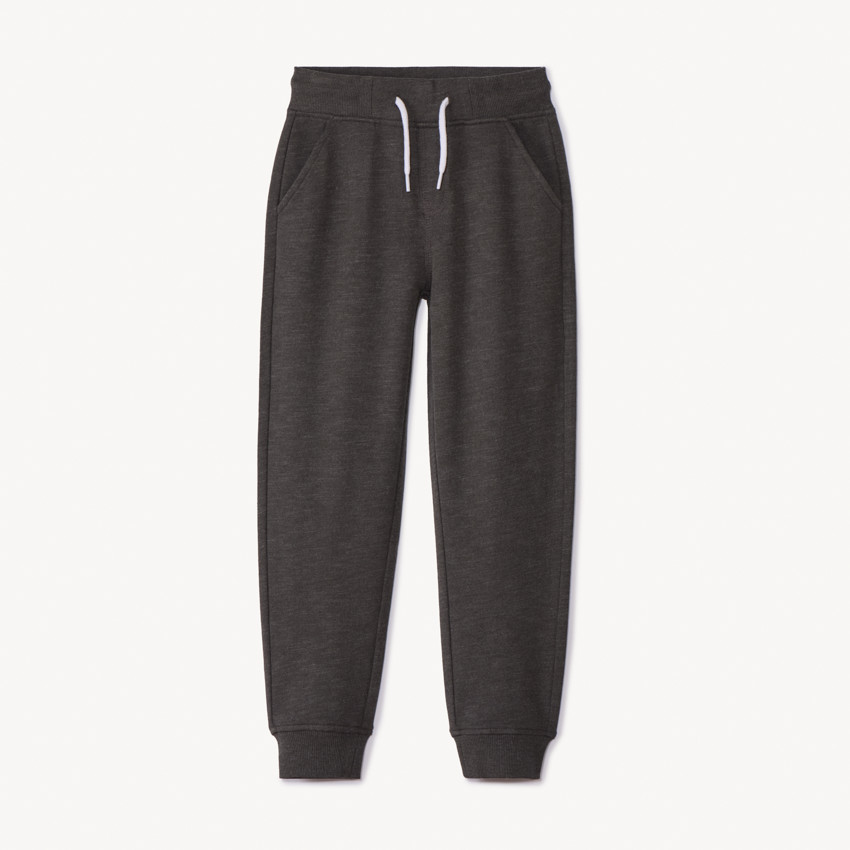 Pantalon jogging garçon en molleton uni 