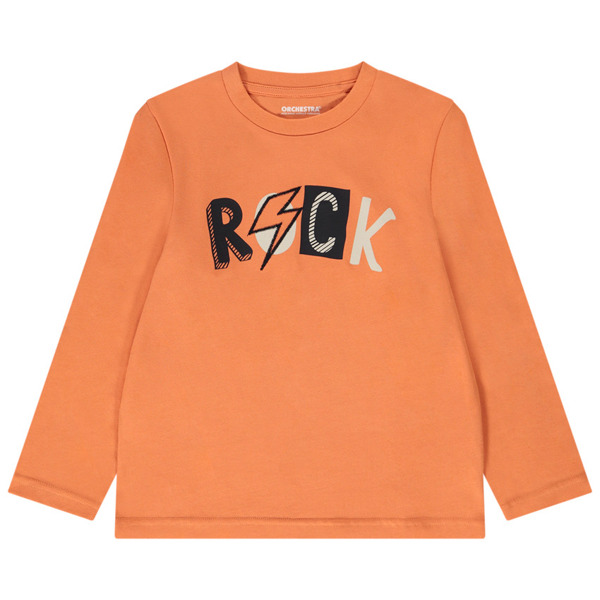 T-shirt manches longues print fantaisie pour garçon 