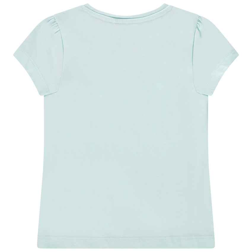 T-shirt met korte mouwen en fantasieprint voor meisjes 