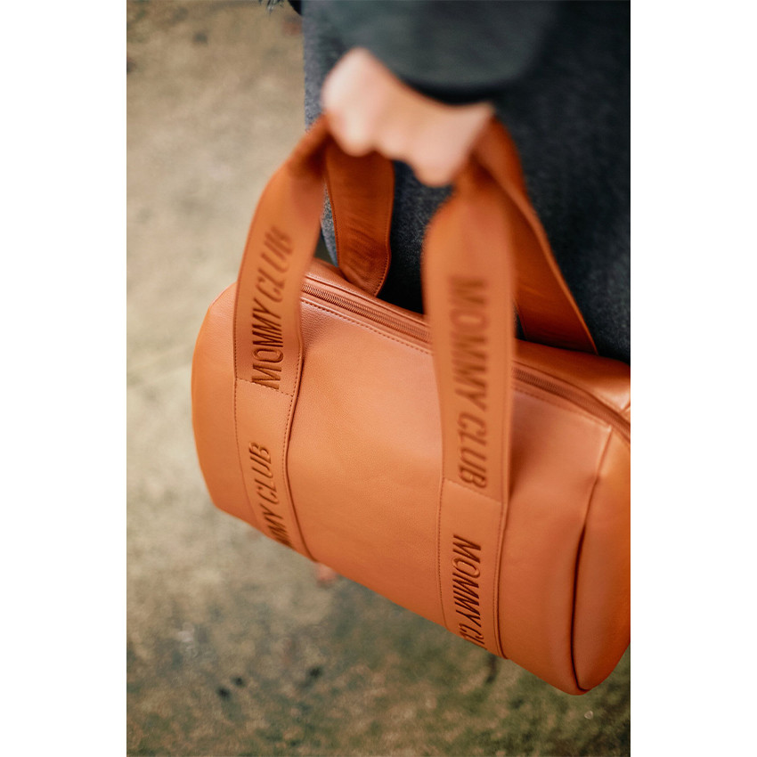 Luiertas Mommy Club Signature Vegan Leder Bruin  